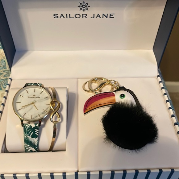 Sailor Jane toucan watch/bracelet/key fob set - Picture 1 of 2